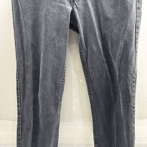 Vintage 90s Levi Strauss Silvertab 512 Dark Gray Jeans 33x33 Made In USA - Picture 10 of 14